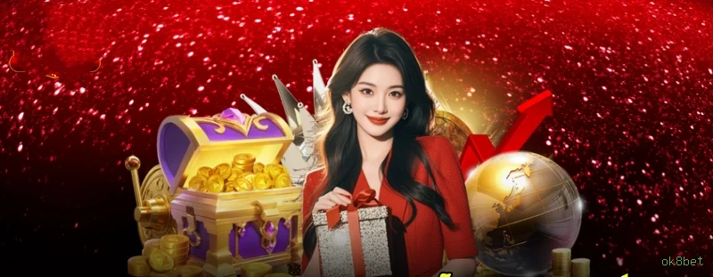 Imagem promocional do cassino online da ok8bet mostrando jogos ao vivo