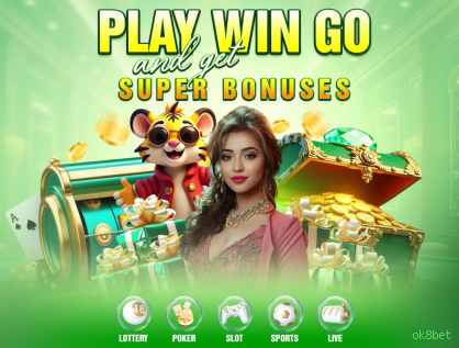 Imagem promocional dos ganhos da ok8bet